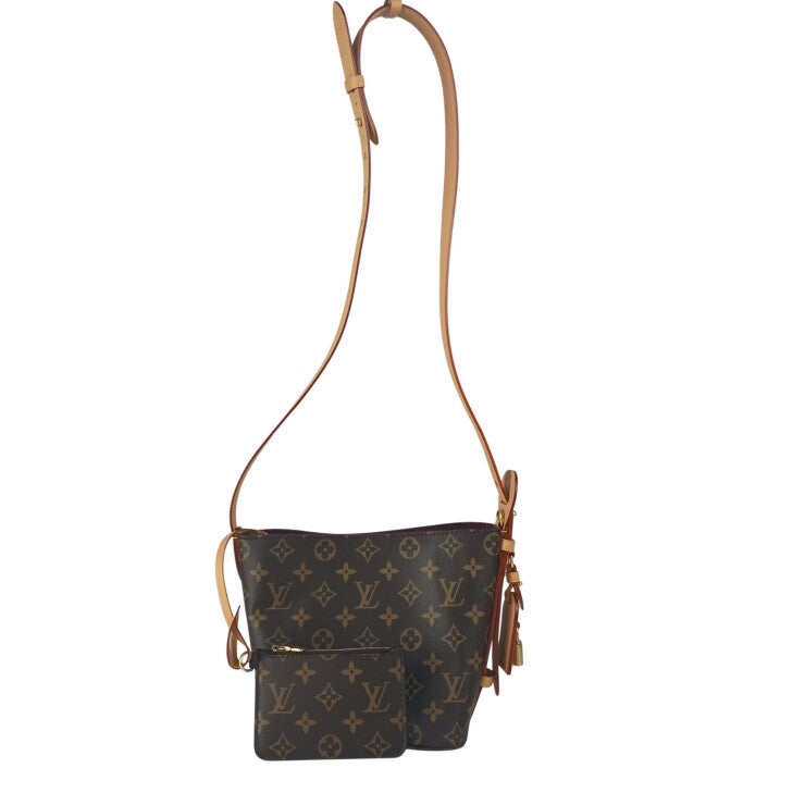 LOUIS VUITTON ルイヴィトン ショルダーバッグ オール インBB M12925 ブラウン系 モノグラム レディース ゴールド金具 超美品