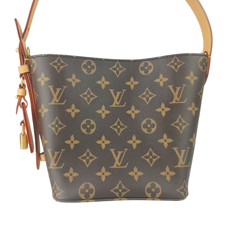 LOUIS VUITTON ルイヴィトン ショルダーバッグ オール インBB M12925 ブラウン系 モノグラム レディース ゴールド金具 超美品