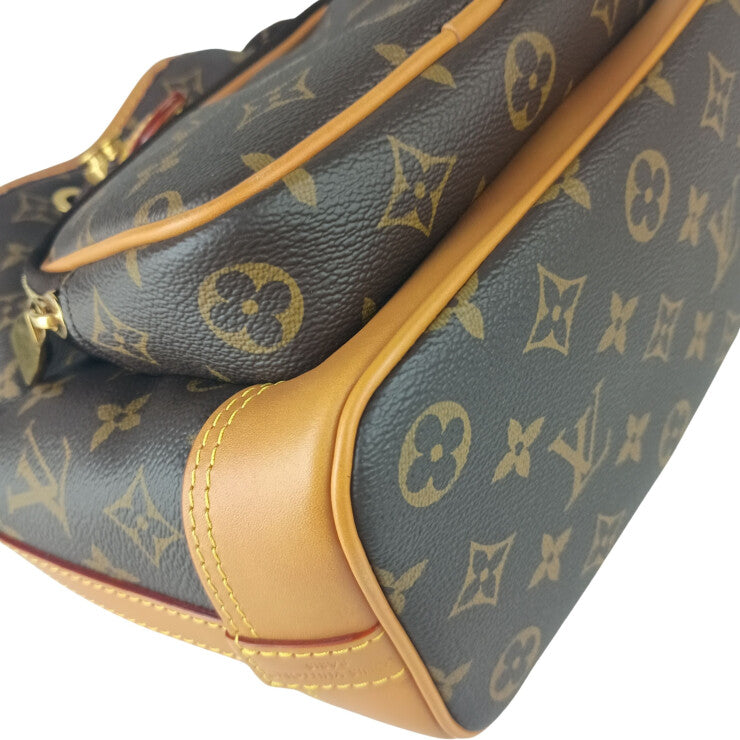 LOUIS VUITTON ルイヴィトン ハンドバッグ ノエ カーゴ M14017 ブラウン系 モノグラム レディース 2WAY ショルダーバッグ ゴールド金具 美品