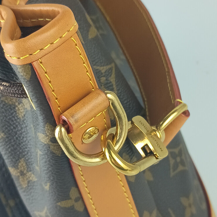 LOUIS VUITTON ルイヴィトン ハンドバッグ ノエ カーゴ M14017 ブラウン系 モノグラム レディース 2WAY ショルダーバッグ ゴールド金具 美品