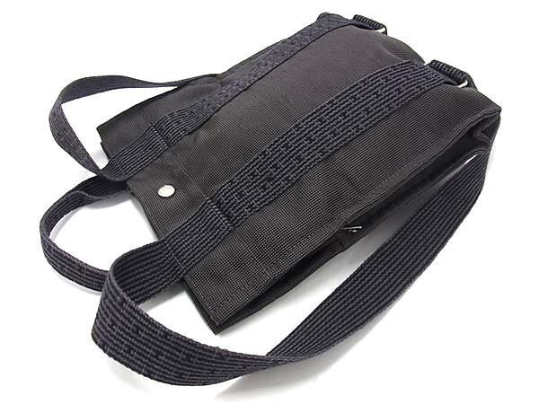 HERMES エルメス リュックサック エールライン アドPM グレー キャンバス レディース シルバー金具