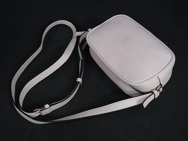 Salvatore Ferragamo フェラガモ ショルダーバッグ ガンチーニ AU21/H006 ピンクベージュ レザー レディース 美品
