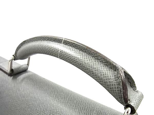 LOUIS VUITTON ルイヴィトン ビジネスバッグ ネオ ロブスト3 M32621 グラシエ(グレー系) タイガ メンズ シルバー金具 美品