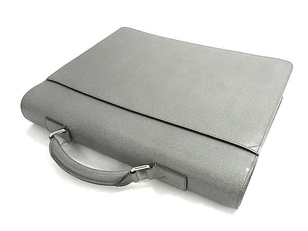 LOUIS VUITTON ルイヴィトン ビジネスバッグ ネオ ロブスト3 M32621 グラシエ(グレー系) タイガ メンズ シルバー金具 美品