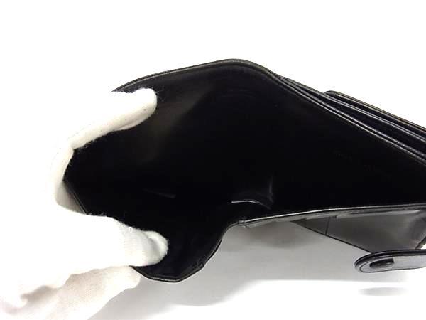 CHANEL シャネル 財布 ココマーク ブラック ラムスキン レディース Wホック 二つ折り財布