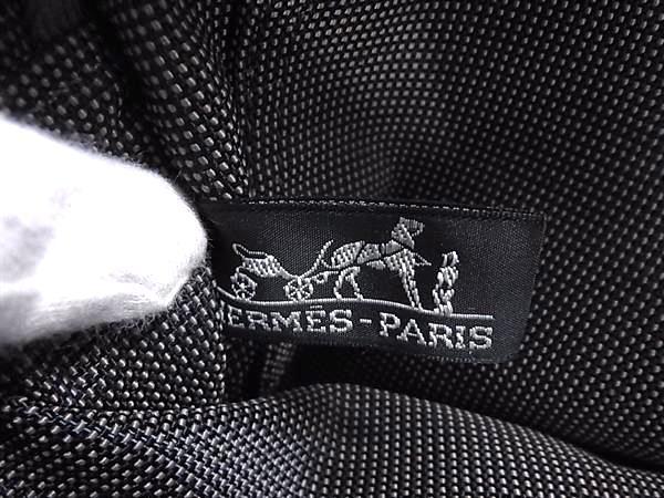 HERMES エルメス ハンドバッグ エールライン トートPM グレー キャンバス レディース シルバー金具 美品