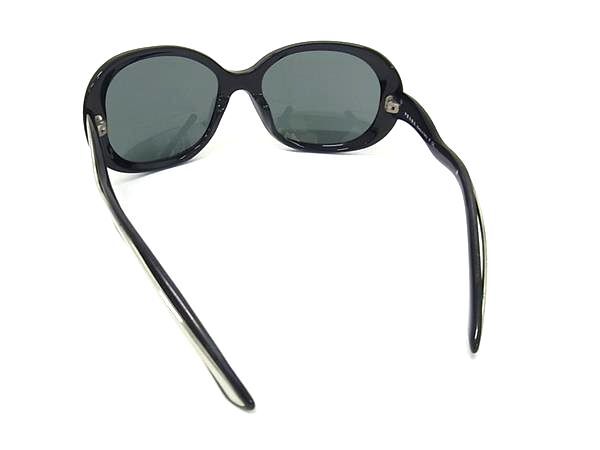 PRADA プラダ サングラス SPR08L ブラック シルバー クリアブラック プラスチック ユニセックス 美品