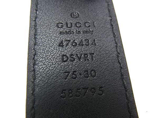 GUCCI グッチ ウエストバッグ GGマーモント 476484 ブラック レザー ユニセックス ゴールド金具 美品
