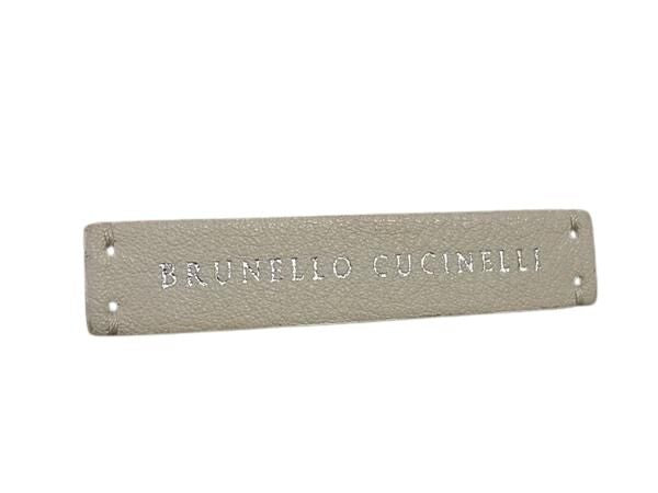 BRUNELLO CUCINELLI ブルネロ クチネリ ハンドバッグ ベージュ キャンバス レザー レディース 2WAY 新古未使用展示品