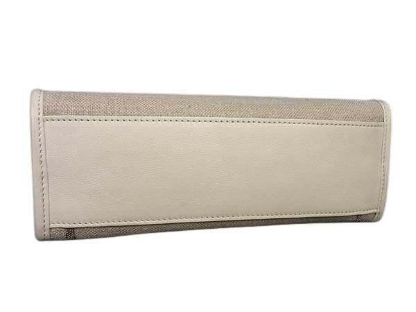 BRUNELLO CUCINELLI ブルネロ クチネリ ハンドバッグ ベージュ キャンバス レザー レディース 2WAY 新古未使用展示品