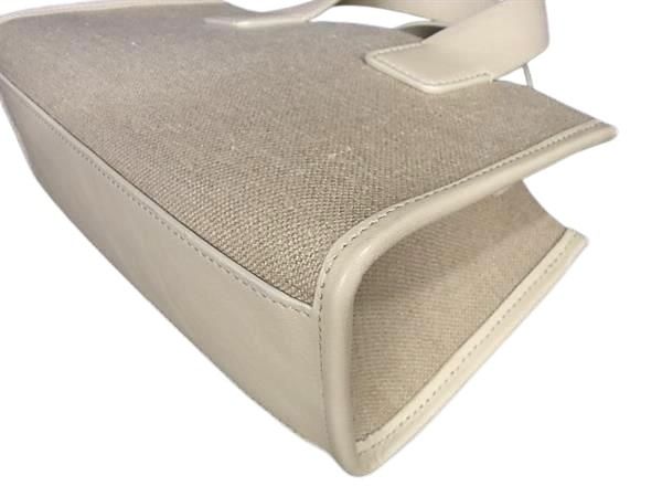 BRUNELLO CUCINELLI ブルネロ クチネリ ハンドバッグ ベージュ キャンバス レザー レディース 2WAY 新古未使用展示品