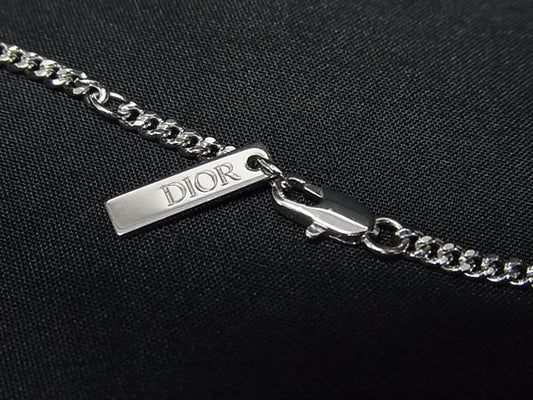 ChristianDior クリスチャンディオール ネックレス ダニエルアーシャム コラボ シルバー ホワイト メタル ユニセックス 美品