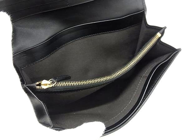 FENDI フェンディ 財布 ズッキーノ 8M0000 ブラック キャンバス レザー ユニセックス 二つ折り 長財布 超美品