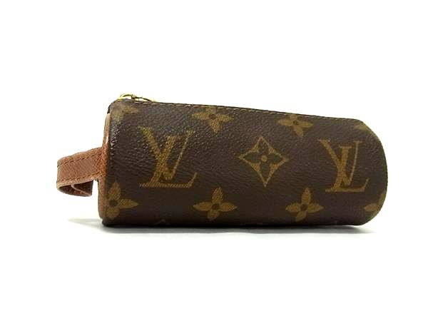 LOUIS VUITTON ルイヴィトン ゴルフボールケース エテュイ トロワボールドゥゴルフ M58249 ブラウン モノグラム ユニセックス 美品