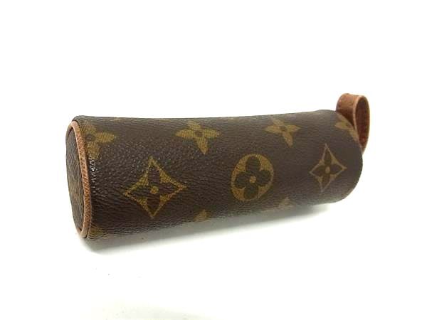 LOUIS VUITTON ルイヴィトン ゴルフボールケース エテュイ トロワボールドゥゴルフ M58249 ブラウン モノグラム ユニセックス 美品
