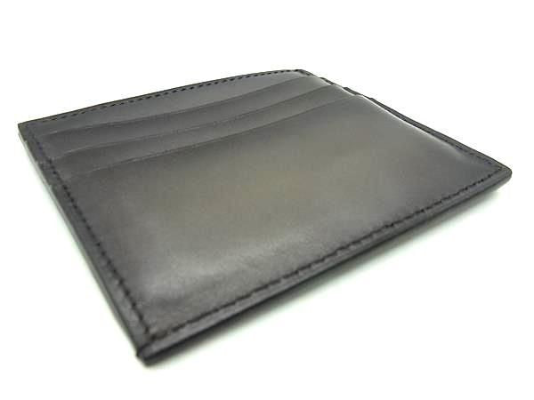 Berluti ベルルッティ カードケース BAMBOU 6CC NEO バンブー 6CC ネオ N235736 ブラック系×グレー系 レザー メンズ 新品未使用展示品