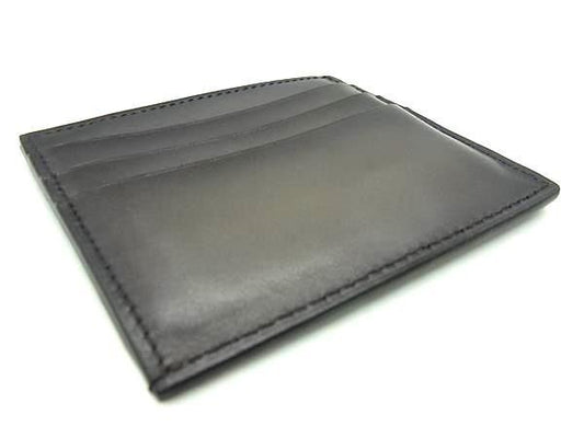 Berluti ベルルッティ カードケース BAMBOU 6CC NEO バンブー 6CC ネオ N235736 ブラック系×グレー系 レザー メンズ 新品未使用展示品