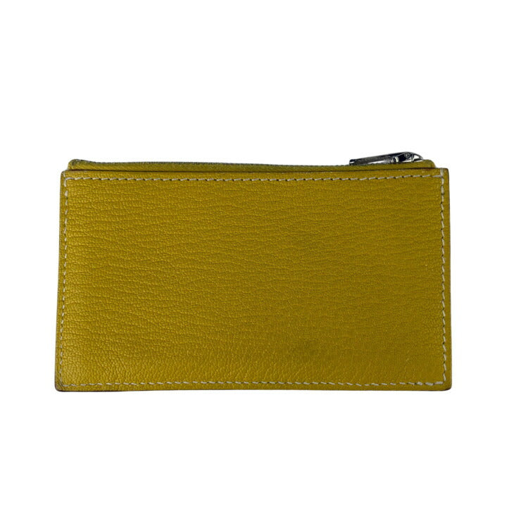 HERMES エルメス コインケース CROCODILE COMPACT クロコダイル コンパクト 084485CK クミン リモンチェッロ マッシュルーム系 シェブルミゾル ユニセックス 美品