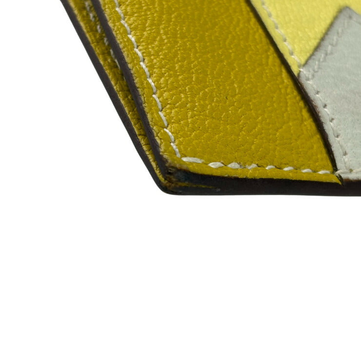 HERMES エルメス コインケース CROCODILE COMPACT クロコダイル コンパクト 084485CK クミン リモンチェッロ マッシュルーム系 シェブルミゾル ユニセックス 美品