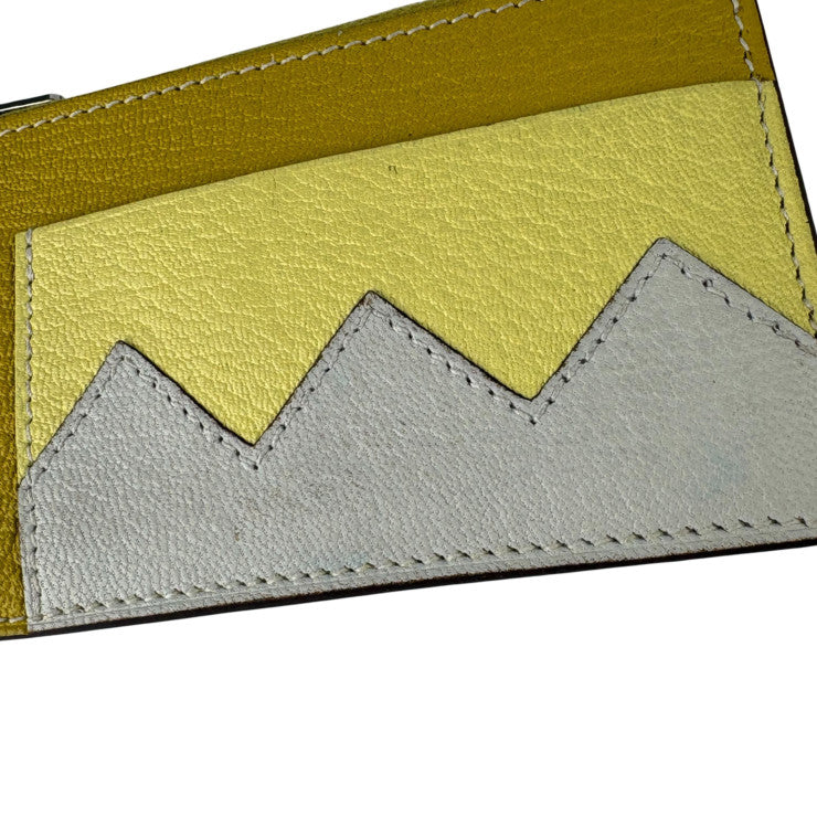 HERMES エルメス コインケース CROCODILE COMPACT クロコダイル コンパクト 084485CK クミン リモンチェッロ マッシュルーム系 シェブルミゾル ユニセックス 美品