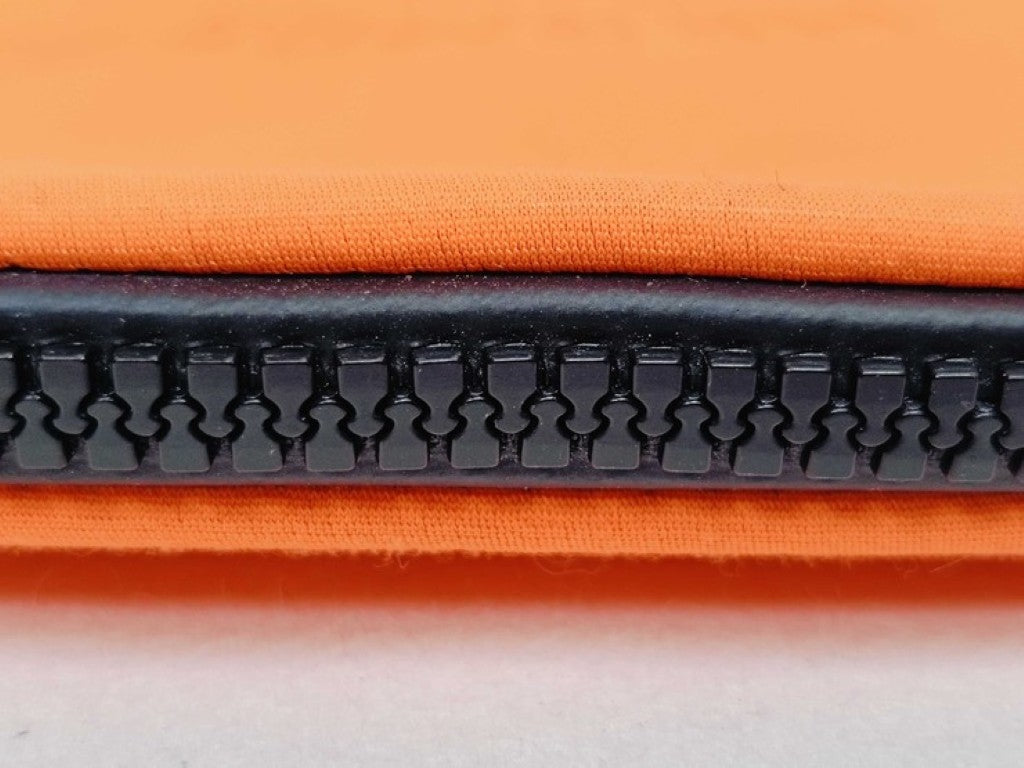 HERMES エルメス ポーチ BAIN フラットポーチ オレンジ系 キャンバス ユニセックス 美品