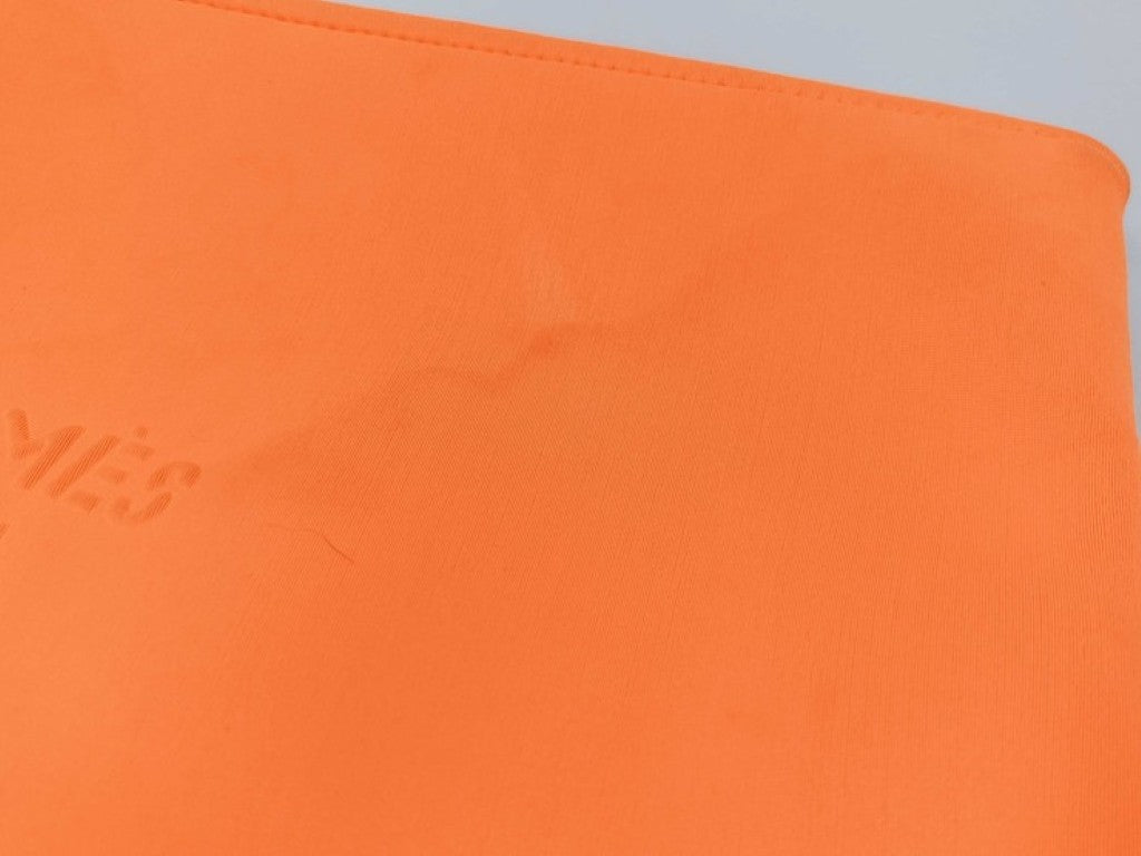 HERMES エルメス ポーチ BAIN フラットポーチ オレンジ系 キャンバス ユニセックス 美品
