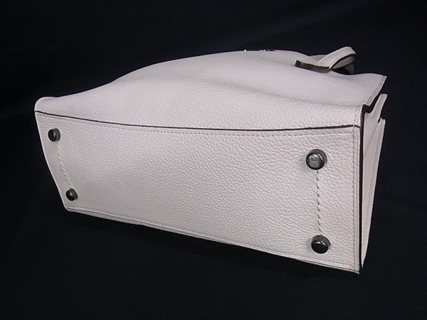 COACH コーチ ハンドバッグ チャーリー キャリーオール 28 トートバッグ 29529 チョーク系 レザー レディース 2WAY ショルダーバッグ 美品