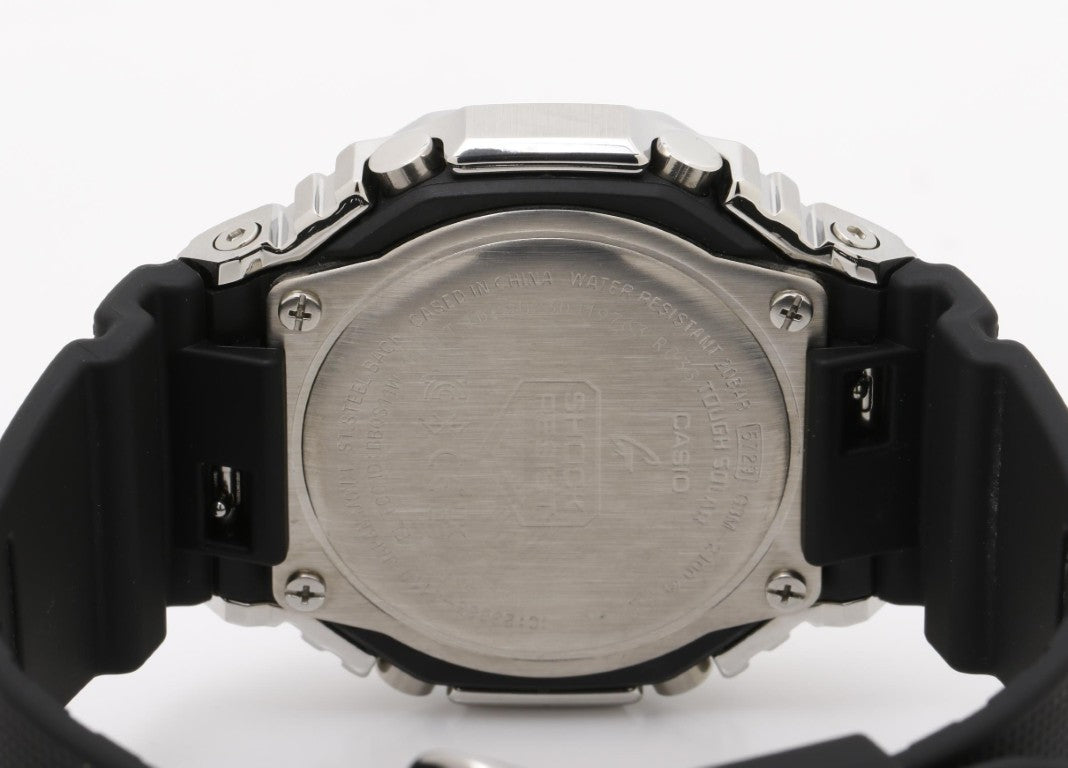 CASIO カシオ 時計 G-SHOCK ANALOG-DIGITAL 2100 Series GBM-2100-1AJF ブラック シルバー系 樹脂（バイオマスプラスチック）／ステンレススチール 樹脂バンド メンズ アナデジ 美品