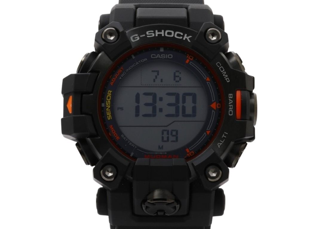 CASIO カシオ 時計 G-SHOCK MASTER OF G - LAND MUDMAN GW-9500MEC-1JF ブラック系 カーボンファイバー強化樹脂（バイオマスプラスチック）／ステンレススチール 樹脂バンド（バイオマスプラスチック） メンズ デジタル 美品