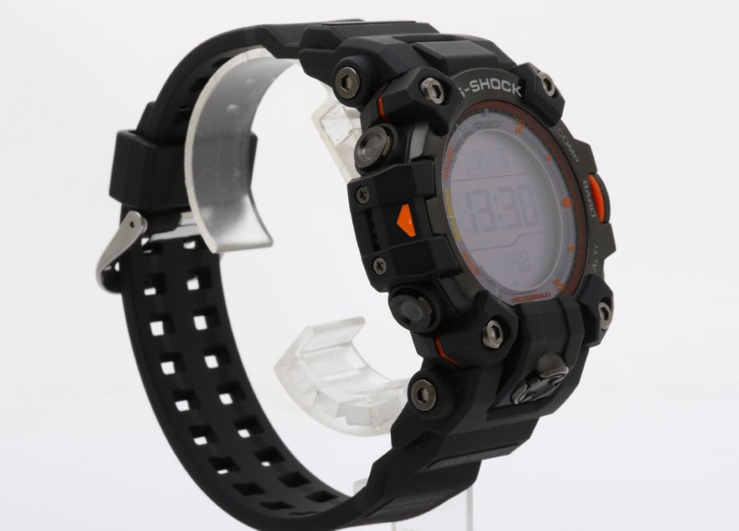 CASIO カシオ 時計 G-SHOCK MASTER OF G - LAND MUDMAN GW-9500MEC-1JF ブラック系 カーボンファイバー強化樹脂（バイオマスプラスチック）／ステンレススチール 樹脂バンド（バイオマスプラスチック） メンズ デジタル 美品