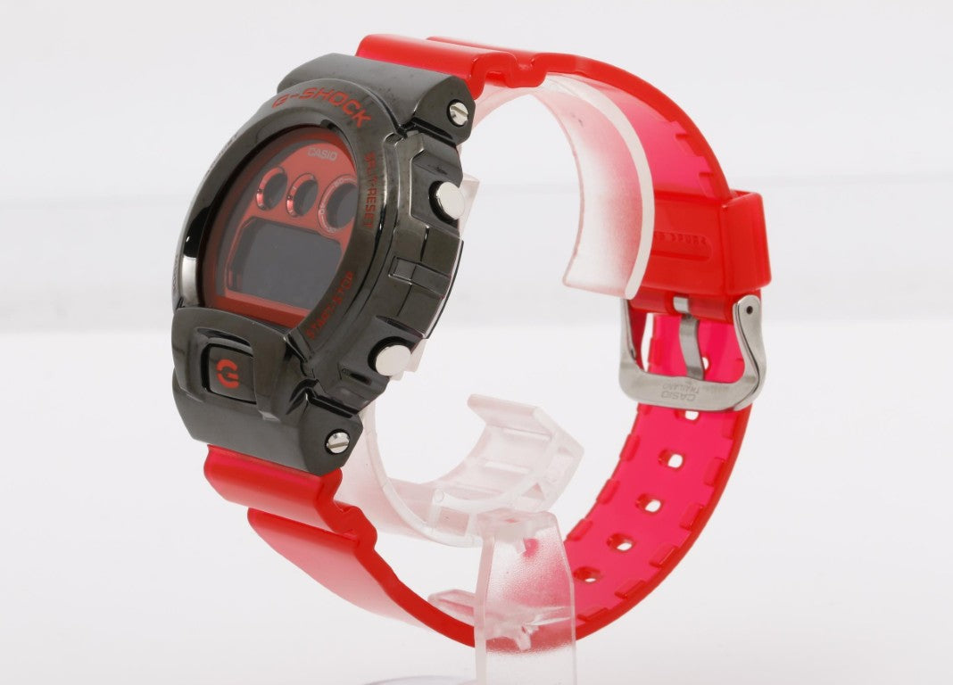 CASIO カシオ 時計 G-SHOCK DIGITAL 6900 SERIES GM-6900B-4JF レッド ブラック系 樹脂／ステンレススチール 樹脂バンド メンズ デジタル 超美品