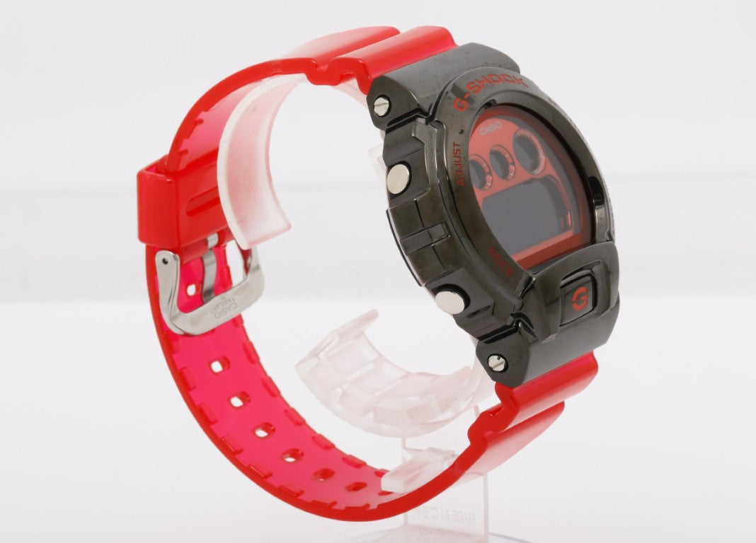 CASIO カシオ 時計 G-SHOCK DIGITAL 6900 SERIES GM-6900B-4JF レッド ブラック系 樹脂／ステンレススチール 樹脂バンド メンズ デジタル 超美品