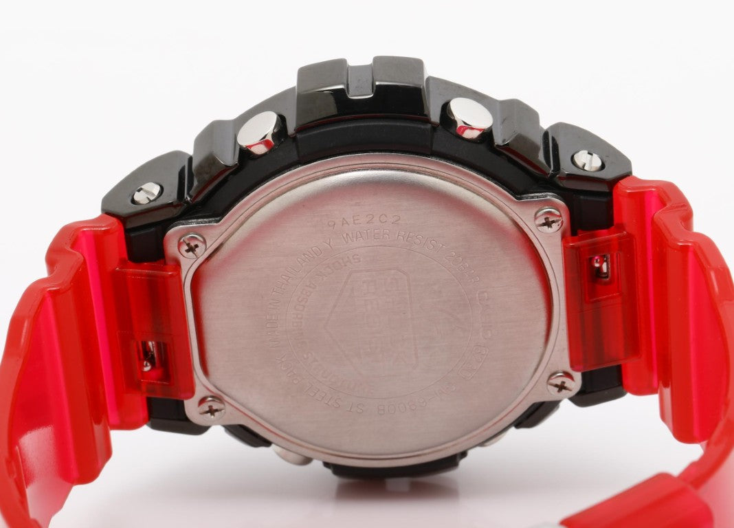 CASIO カシオ 時計 G-SHOCK DIGITAL 6900 SERIES GM-6900B-4JF レッド ブラック系 樹脂／ステンレススチール 樹脂バンド メンズ デジタル 超美品