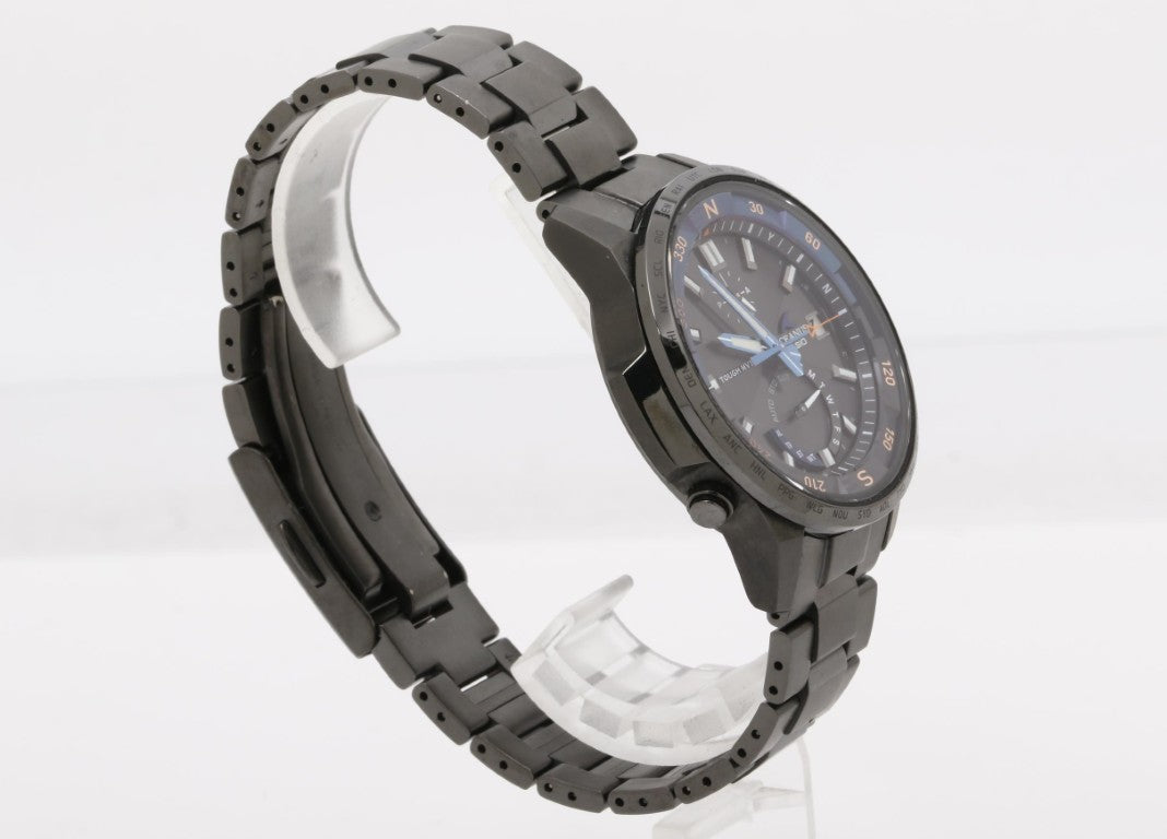 CASIO カシオ 時計 OCEANUS オシアナス CACHALOT カシャロ OCW-P1000B-1AJF ブラック系 チタン メンズ アナログ 美品