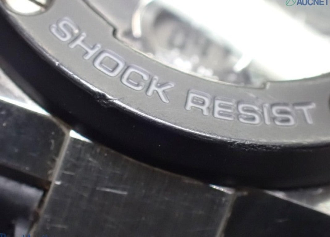 CASIO カシオ 時計 G-SHOCK G-STEEL Mid Size Series GST-W300-1AJF ブラック系 樹脂／ステンレススチール 樹脂バンド メンズ アナデジ 美品