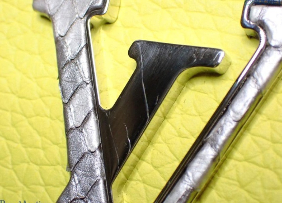 LOUIS VUITTON ルイヴィトン 長財布 ポルトフォイユ カプシーヌ N89197 トニックレモン（イエロー）系 トリヨンレザー レディース 二つ折り シルバー金具 超美品