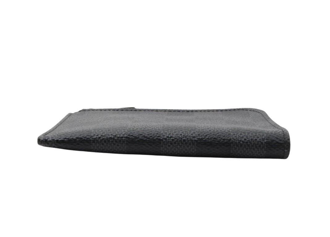 LOUIS VUITTON ルイヴィトン コインケース ポルトモネ NM N63237 ブラック系 ダミエグラフィット メンズ 小銭入れ シルバー金具 美品