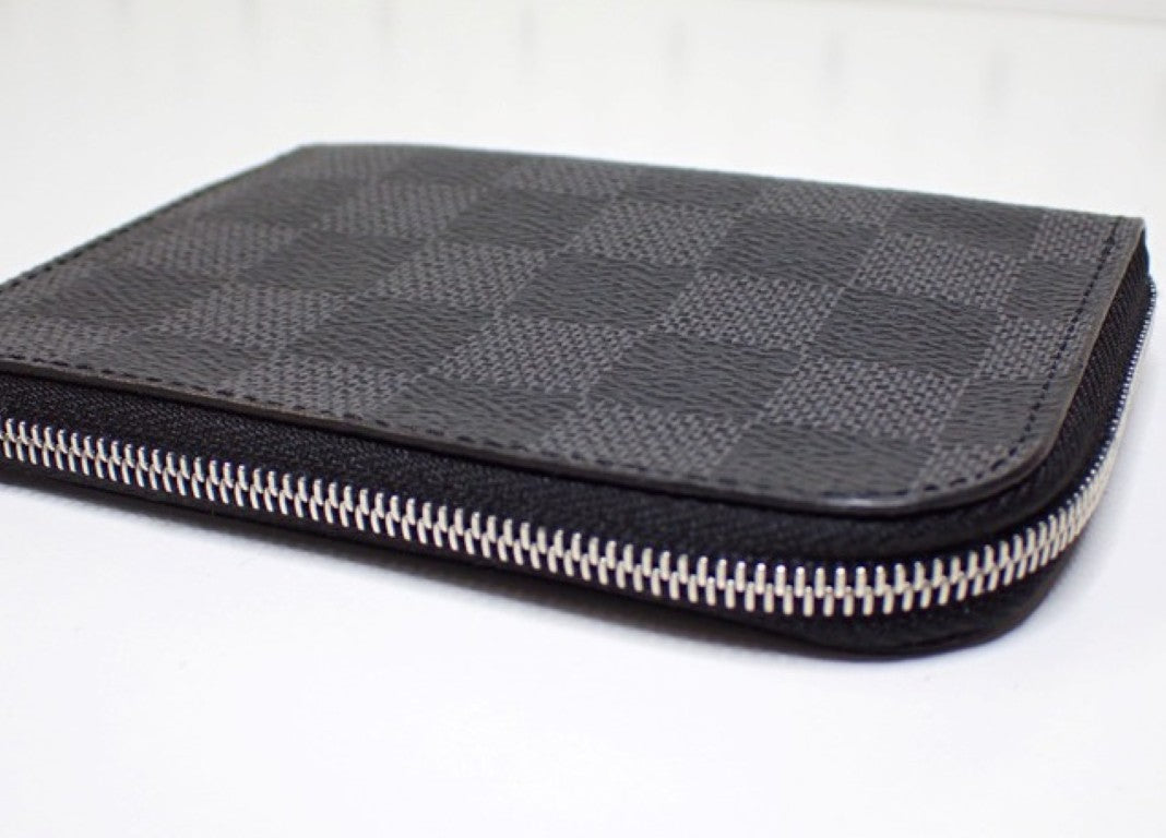 LOUIS VUITTON ルイヴィトン コインケース ポルトモネ NM N63237 ブラック系 ダミエグラフィット メンズ 小銭入れ シルバー金具 美品
