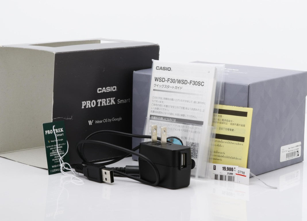 CASIO カシオ 時計 PRO TREK プロトレック Smart スマート WSD-F30-BK ブラック系 ステンレス/樹脂 メンズ デジタル 美品