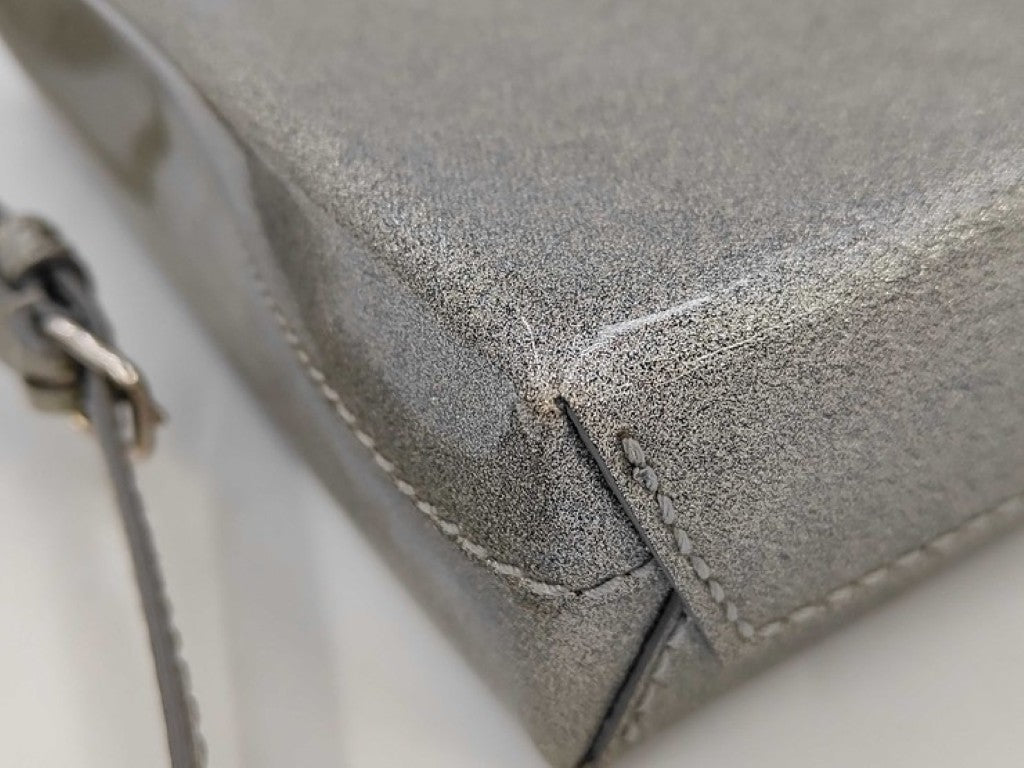 BALENCIAGA バレンシアガ ショルダーバッグ ショッピング フォンホルダー 593826 ゴールド系 ブラック コーティングレザー レディース スマホショルダー 美品