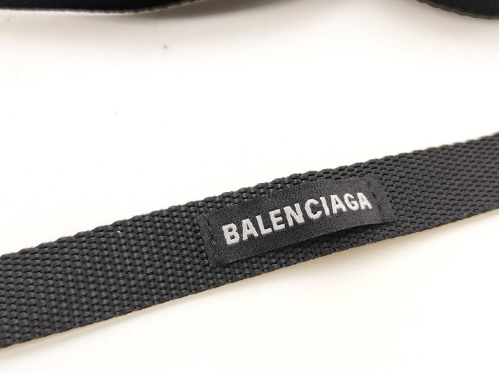 BALENCIAGA バレンシアガ ネックレス ネックストラップ マルチカラー系 メタル キャンバス ユニセックス 美品