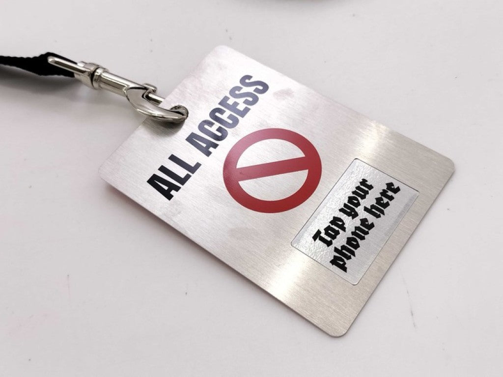 BALENCIAGA バレンシアガ ネックレス ネックストラップ マルチカラー系 メタル キャンバス ユニセックス 美品