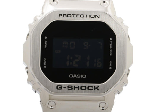 CASIO カシオ 時計 G-SHOCK DIGITAL 5600 SERIES GM-5600U-1JF ブラック シルバー系 樹脂／ステンレススチール 樹脂バンド メンズ デジタル 新品未使用展示品