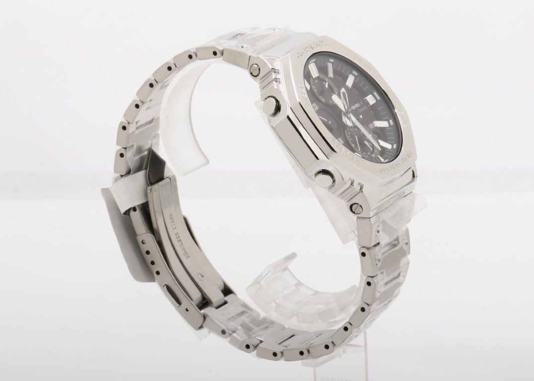 CASIO カシオ 時計 G-SHOCK FULL METAL GMC-B2100 SERIES GMC-B2100D-1AJF ブラック シルバー系 ステンレススチール メンズ アナログ 新品未使用展示品