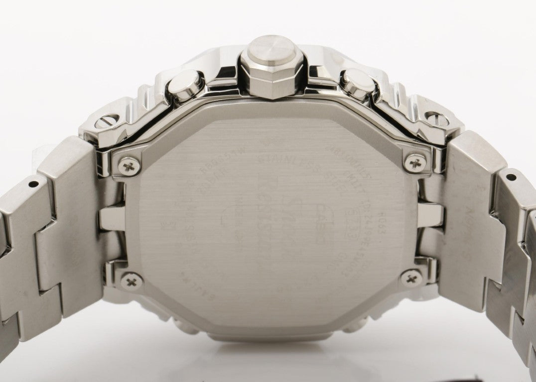 CASIO カシオ 時計 G-SHOCK FULL METAL GMC-B2100 SERIES GMC-B2100D-1AJF ブラック シルバー系 ステンレススチール メンズ アナログ 新品未使用展示品