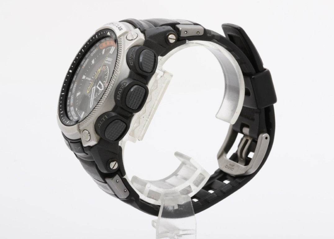 CASIO カシオ 時計 PRO TREK プロトレック PRW-5000-1JF ブラック系 樹脂／ステンレススチール 樹脂バンド メンズ アナデジ 美品