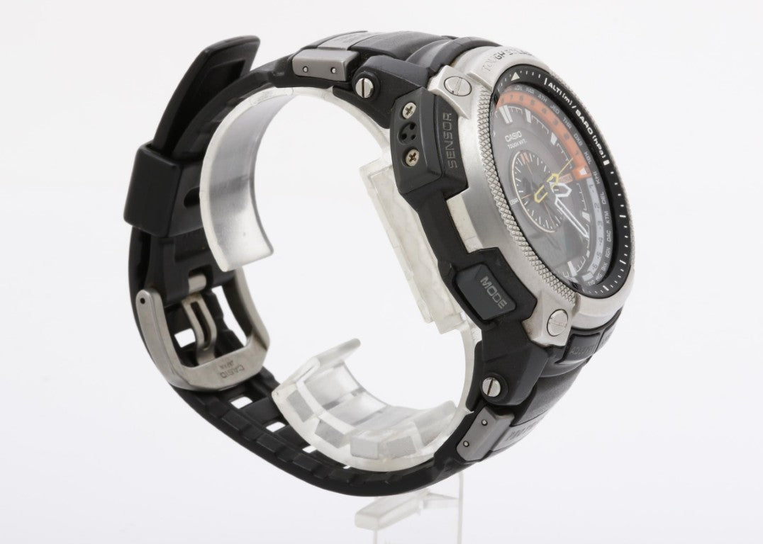 CASIO カシオ 時計 PRO TREK プロトレック PRW-5000-1JF ブラック系 樹脂／ステンレススチール 樹脂バンド メンズ アナデジ 美品
