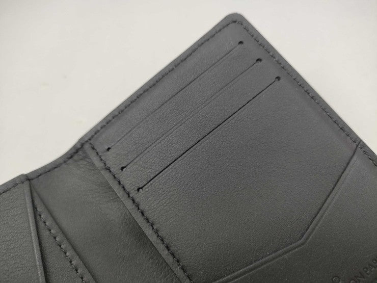 LOUIS VUITTON ルイヴィトン カードケース オーガナイザードゥ ポッシュ M11635 ブラック系 ブラッシュドモノグラム メンズ 超美品