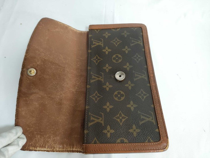 LOUIS VUITTON ルイヴィトン クラッチバッグ ポシェットダムPM M51812 ブラウン モノグラム・キャンバス ユニセックス