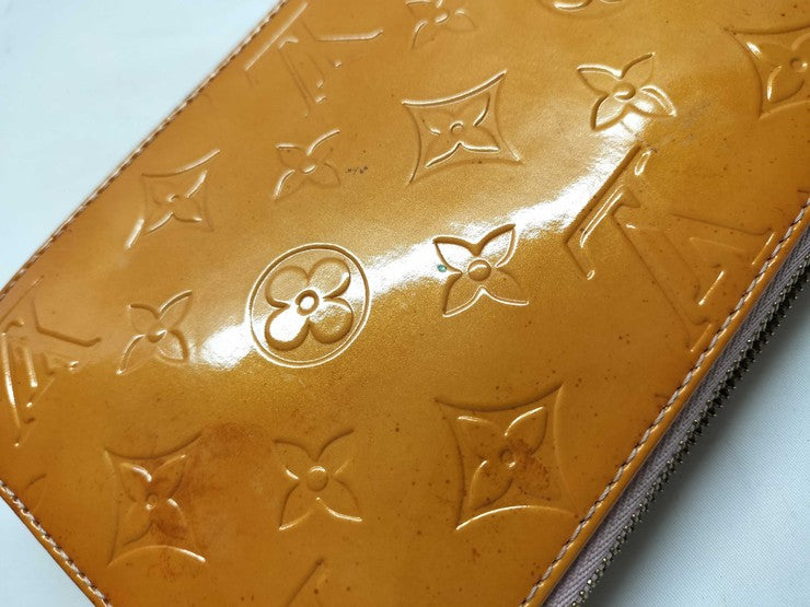 LOUIS VUITTON ルイヴィトン ポーチ レキシントン M91057 マシュマロピンク モノグラムヴェルニ レディース ゴールド金具